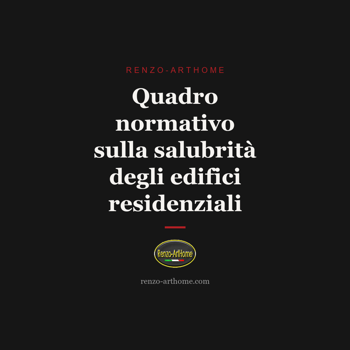 Copertina Renzo-ArtHome