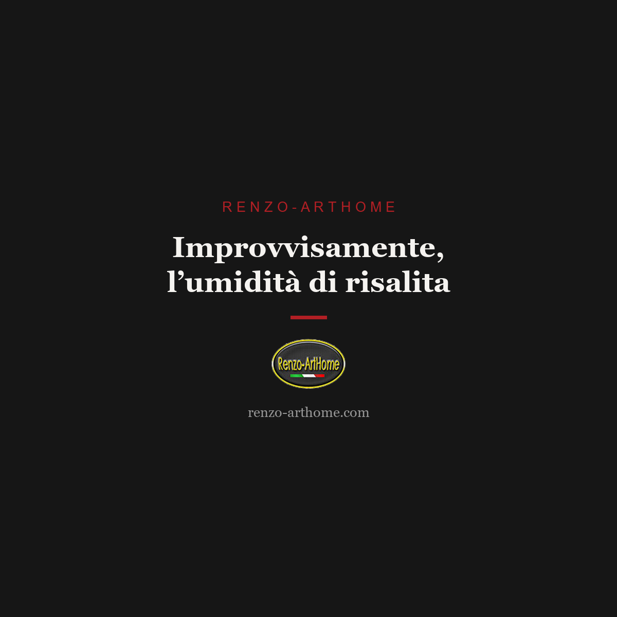 Copertina Renzo-ArtHome