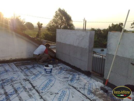 impermeabilizzazione-terrazza-2009-14 Cantiere 2009, la posa lungo il perimetro