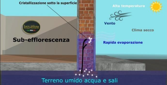 Immagine dall'articolo: Umidità di risalita e sali solubili: perché bloccare l’umidità è solo metà del risanamento, e perché l’asciugatura richiede da mesi ad anni
