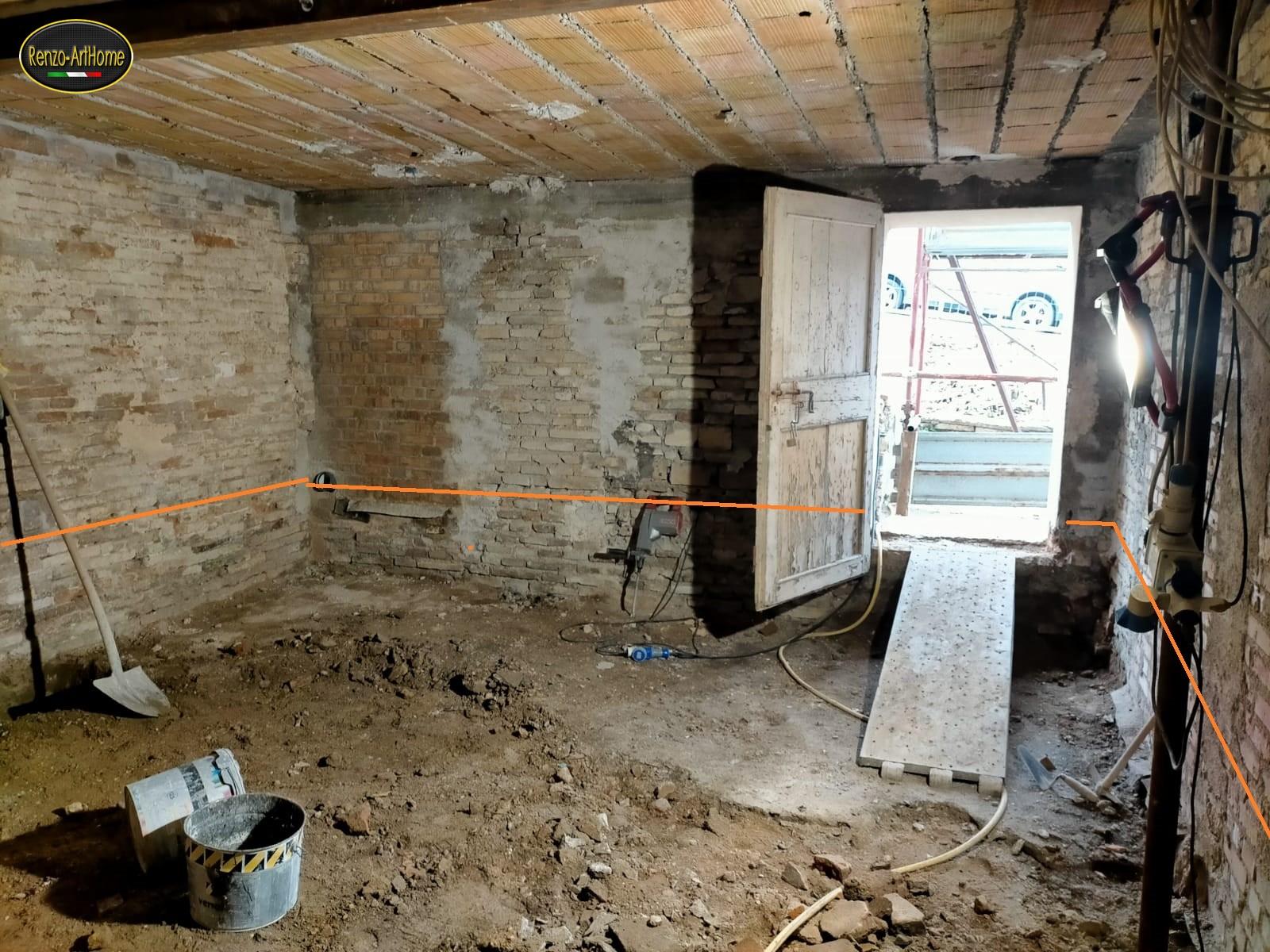 il tracciamento verso la porta d'ingresso