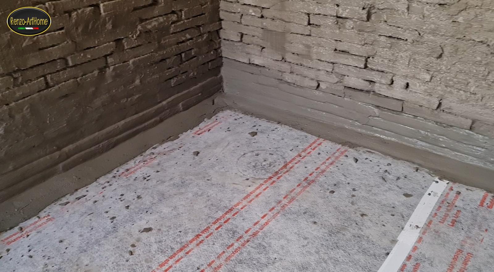 la sguscia d'angolo sopra la membrana