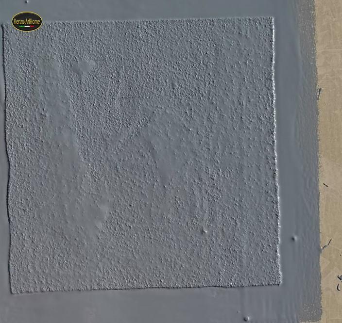 Un'altra toppa finita di guaina liquida armata sul manto in TPO